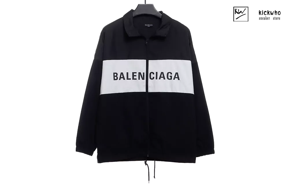 balenciaga black denim jacket