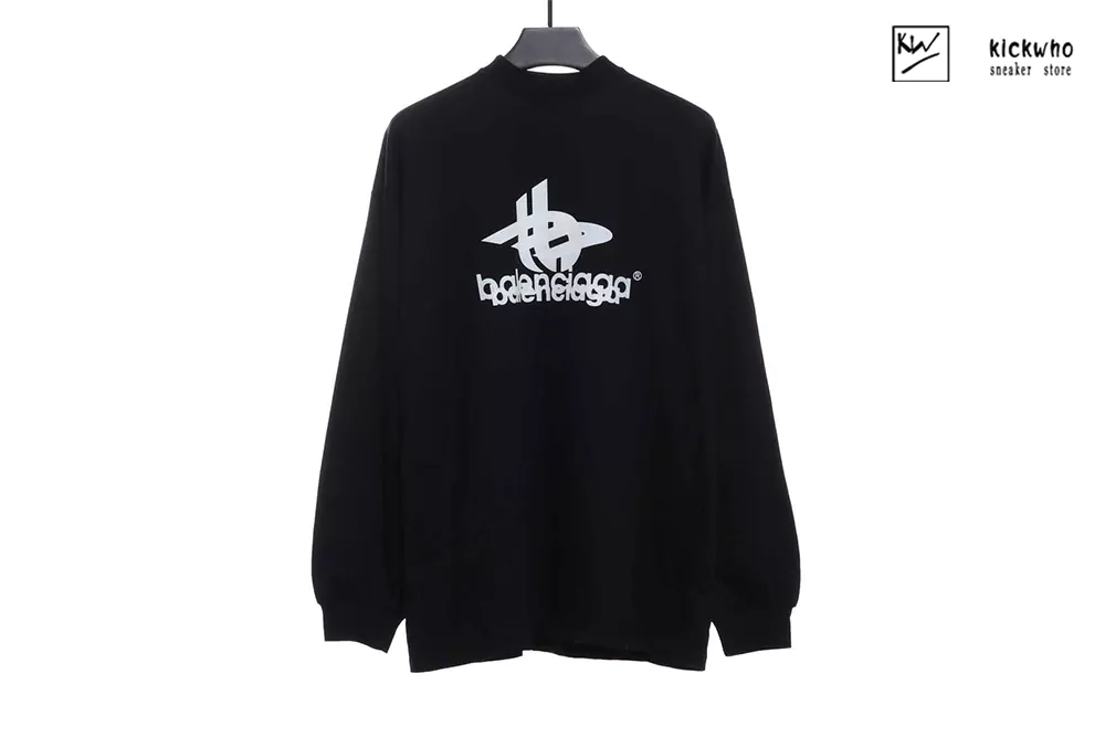 balenciaga geminate logo crewneck