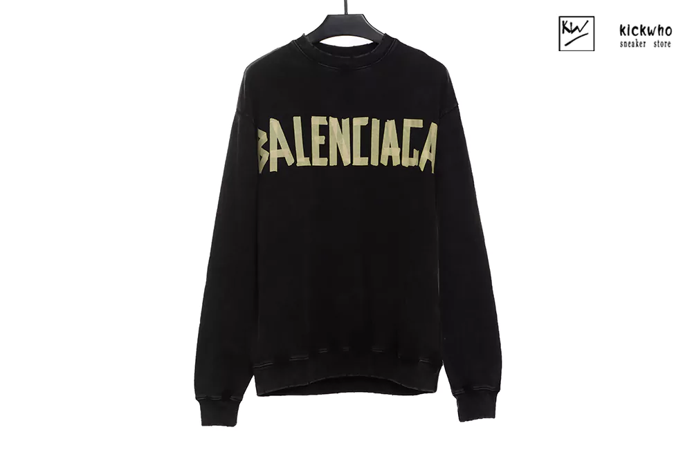 balenciaga bb crewneck black