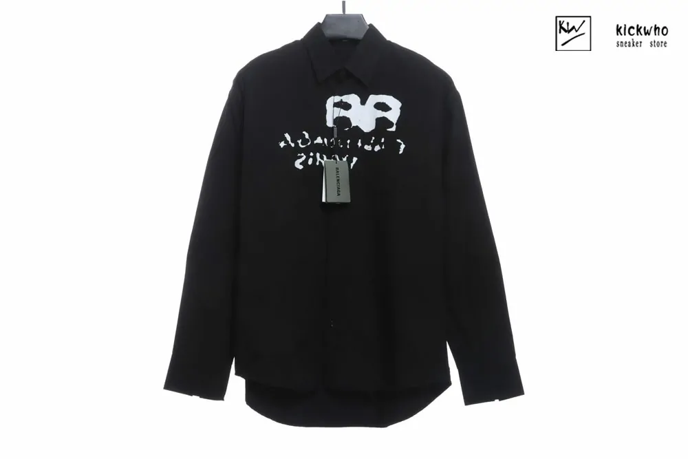 balenciaga bb long sleeve black