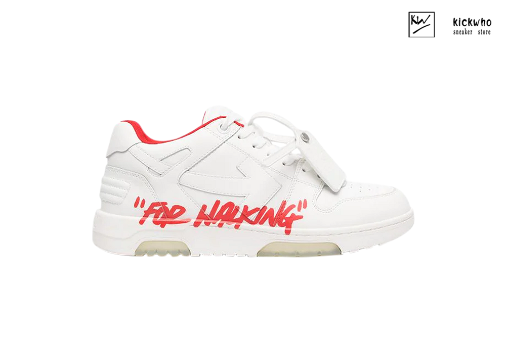 off-white out of office ''for walking - white red''