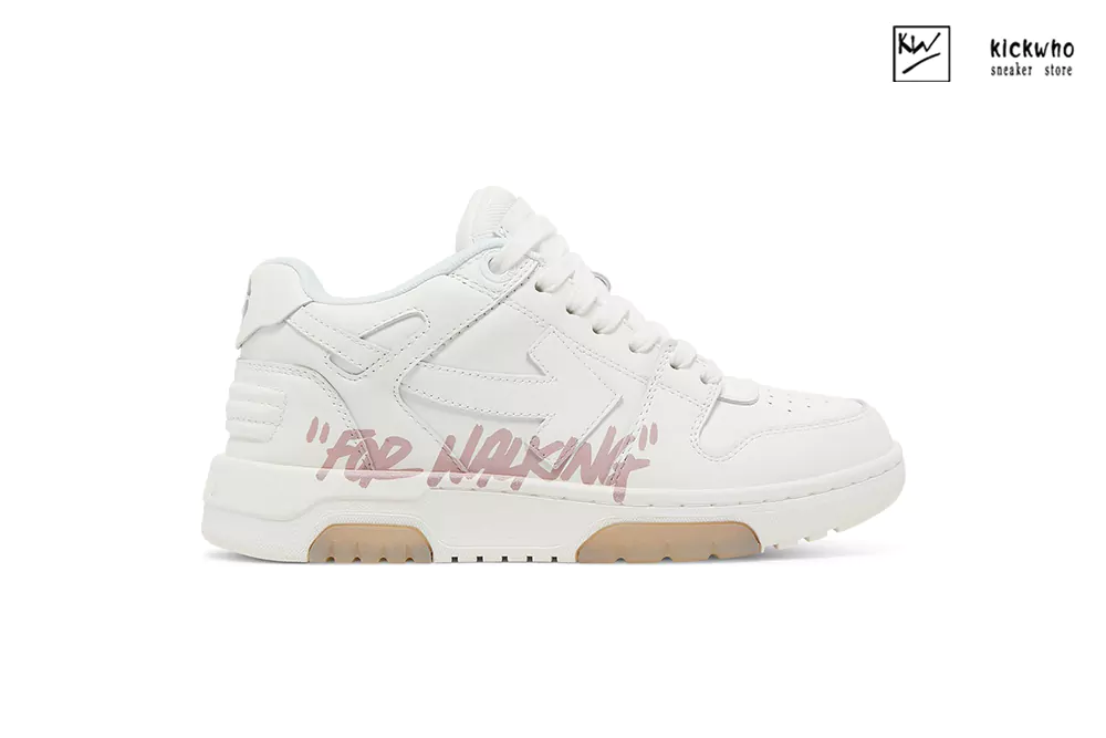 off-white wmns out of office for walking - white pink