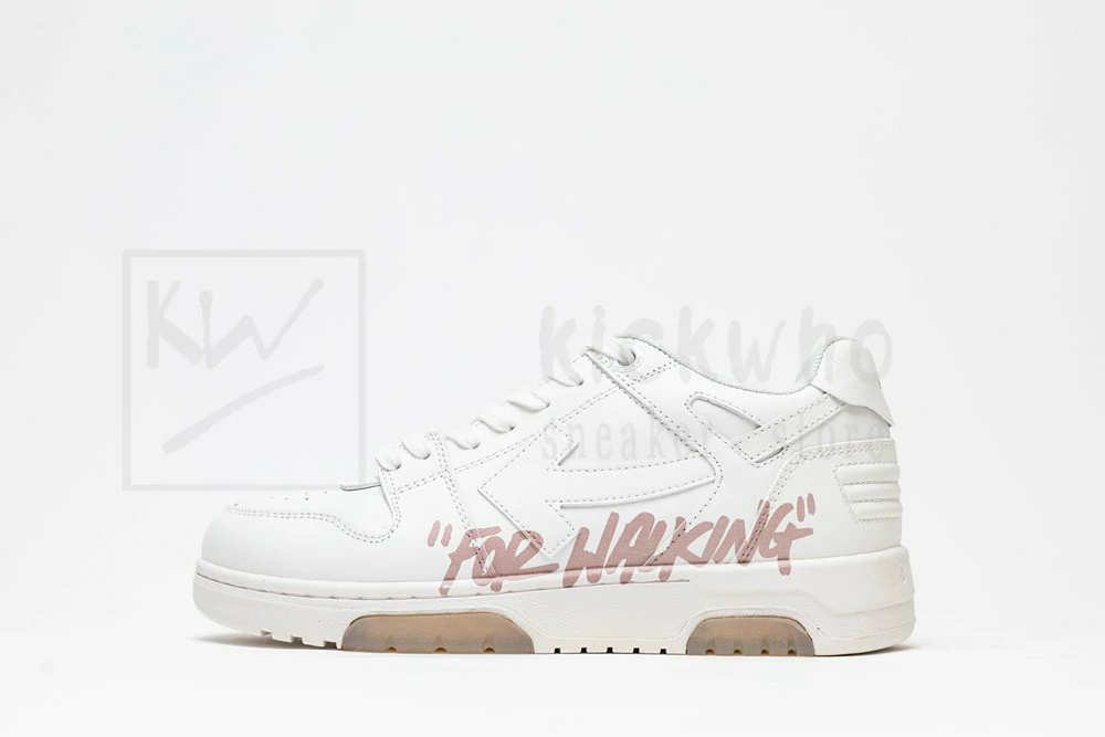 off-white wmns out of office for walking - white pink