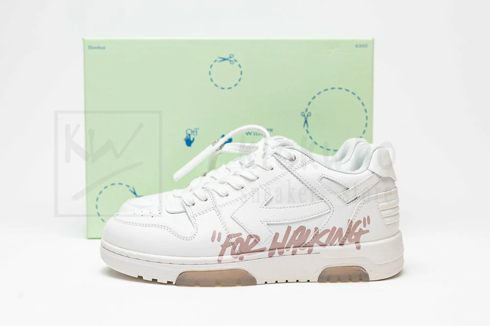 off-white wmns out of office for walking - white pink