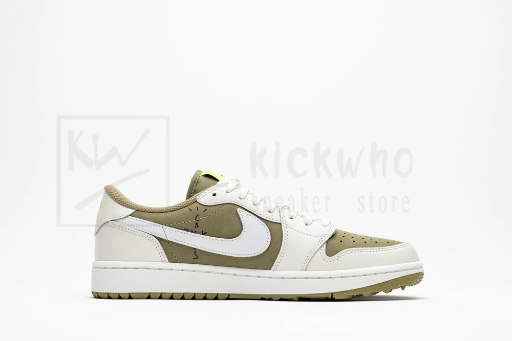 godkiller travis scott x air jordan 1 low golf neutral olive