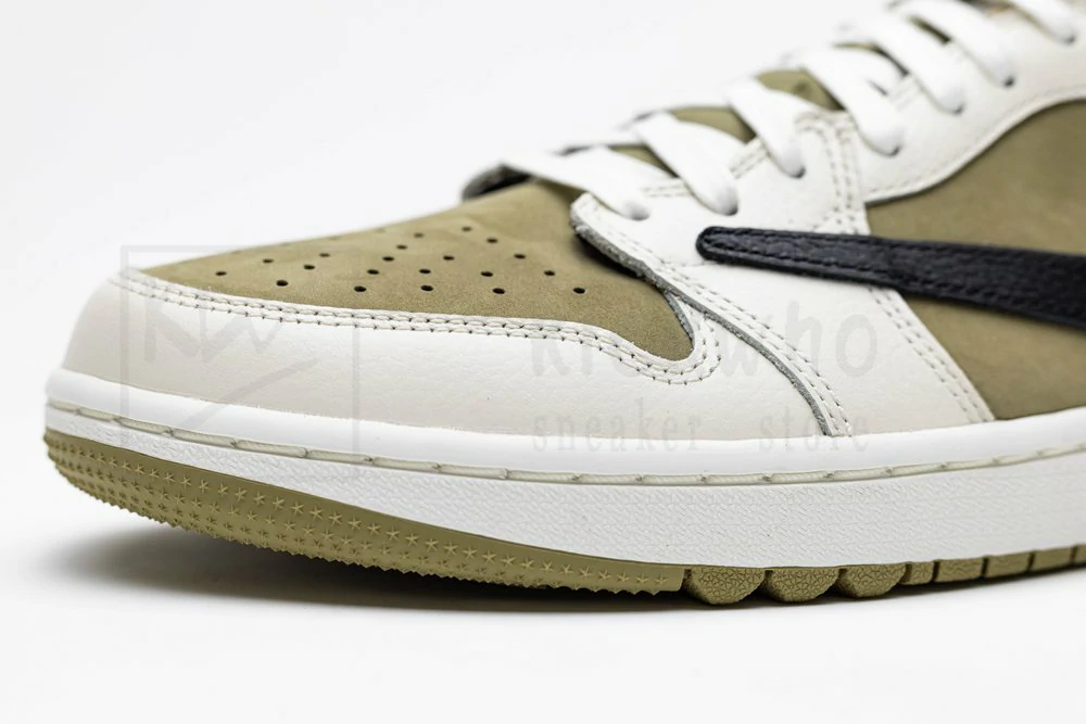 godkiller travis scott x air jordan 1 low golf neutral olive