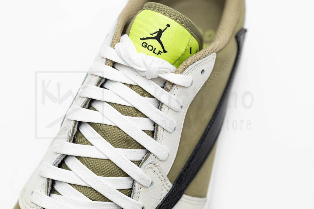 godkiller travis scott x air jordan 1 low golf neutral olive