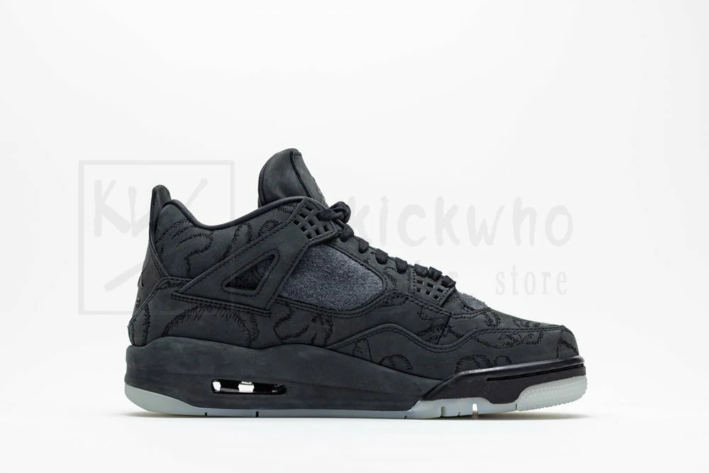 godkiller kaws x air jordan 4 retro black (size up to 16)