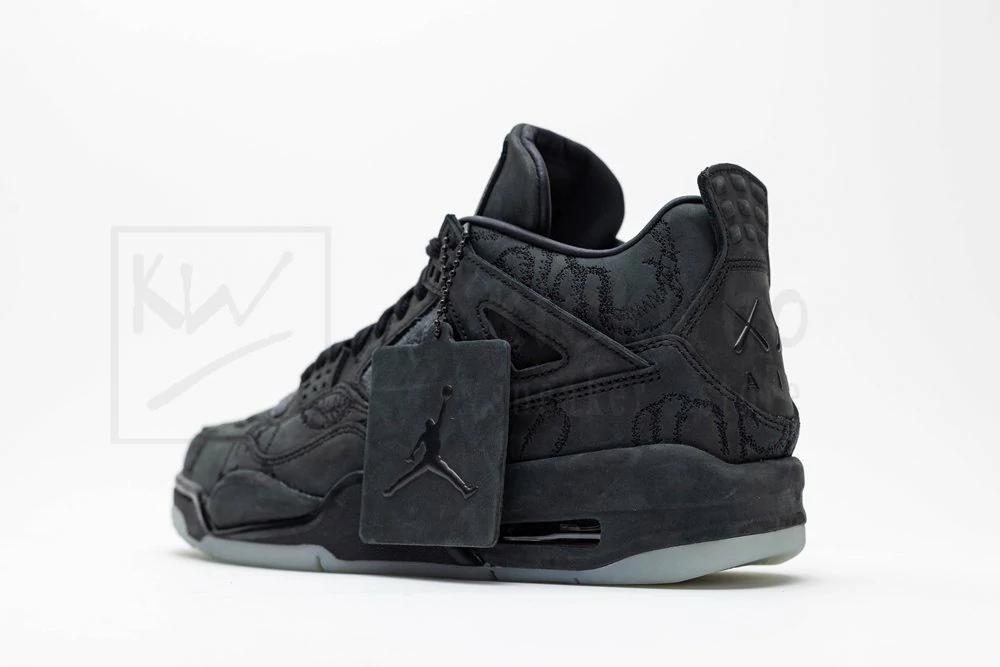 godkiller kaws x air jordan 4 retro black (size up to 16)