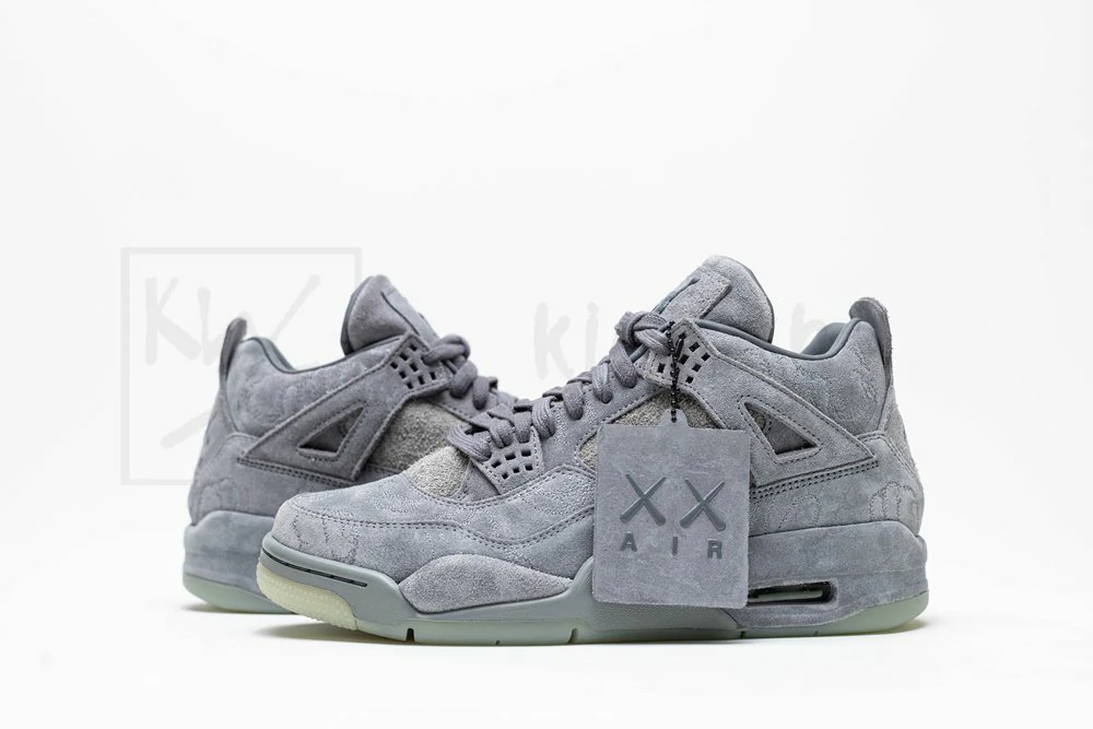 godkiller kaws x air jordan 4 retro cool grey (size up to 16)