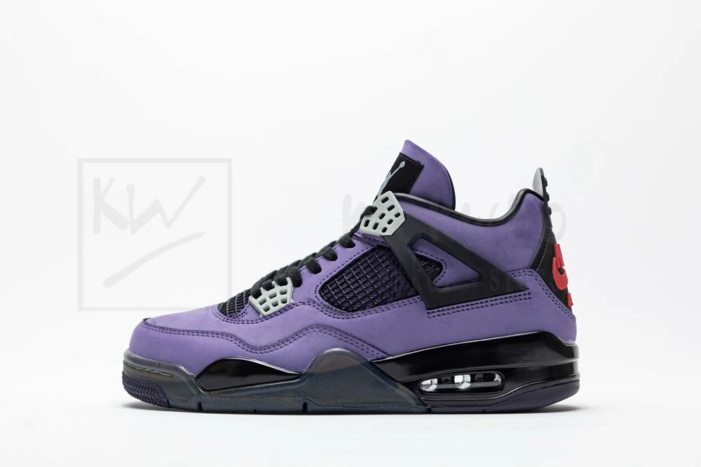 air jordan 4 x travis scott purple