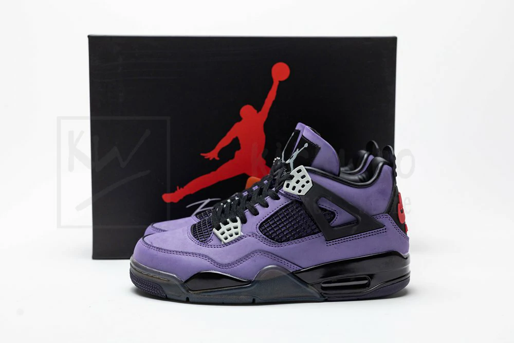 air jordan 4 x travis scott purple