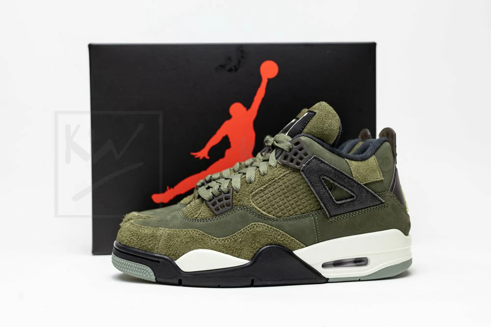 godkiller air jordan 4 retro se craft - olive