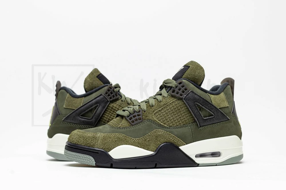 godkiller air jordan 4 retro se craft - olive