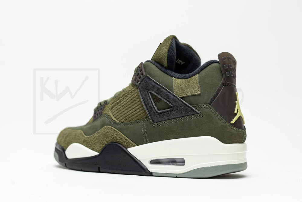 godkiller air jordan 4 retro se craft - olive