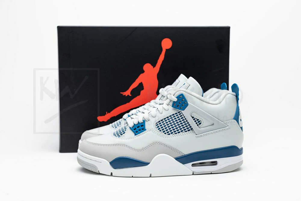 godkiller air jordan 4 retro military blue 2024 (size up to 16)