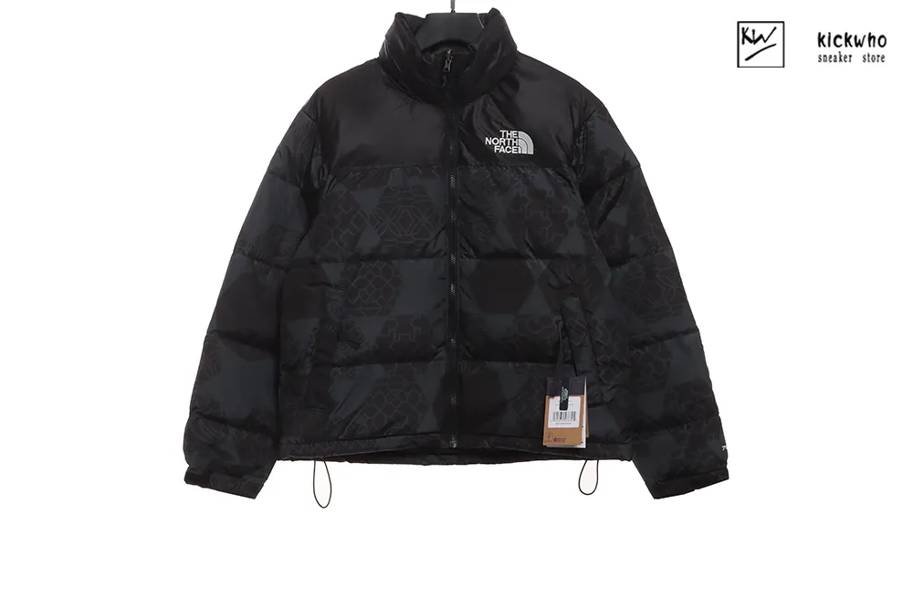 tnf papercut down coat black