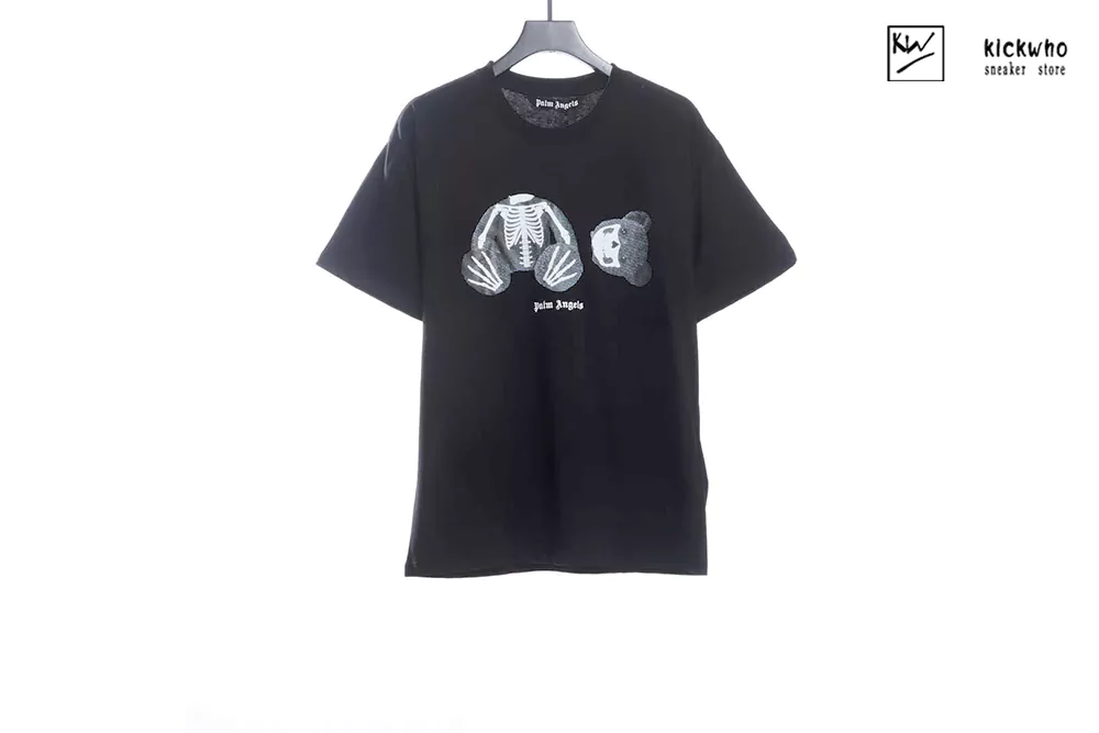 palm angels perspective bear tee black