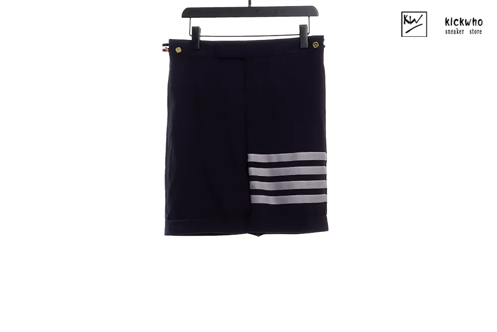 thom browne suit shorts black