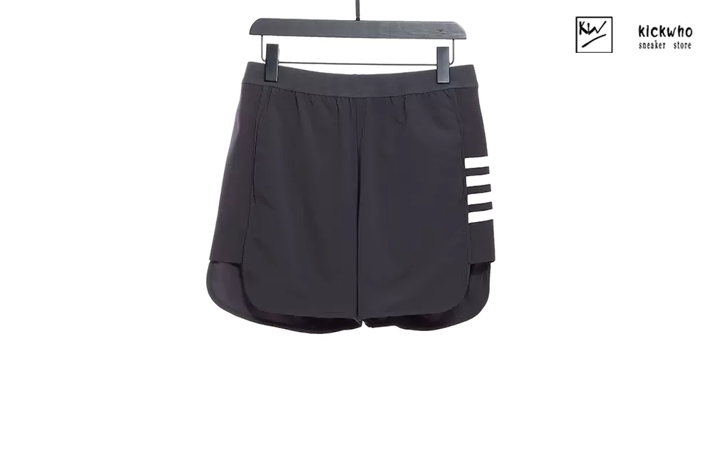 thom browne quick-dry shorts grey