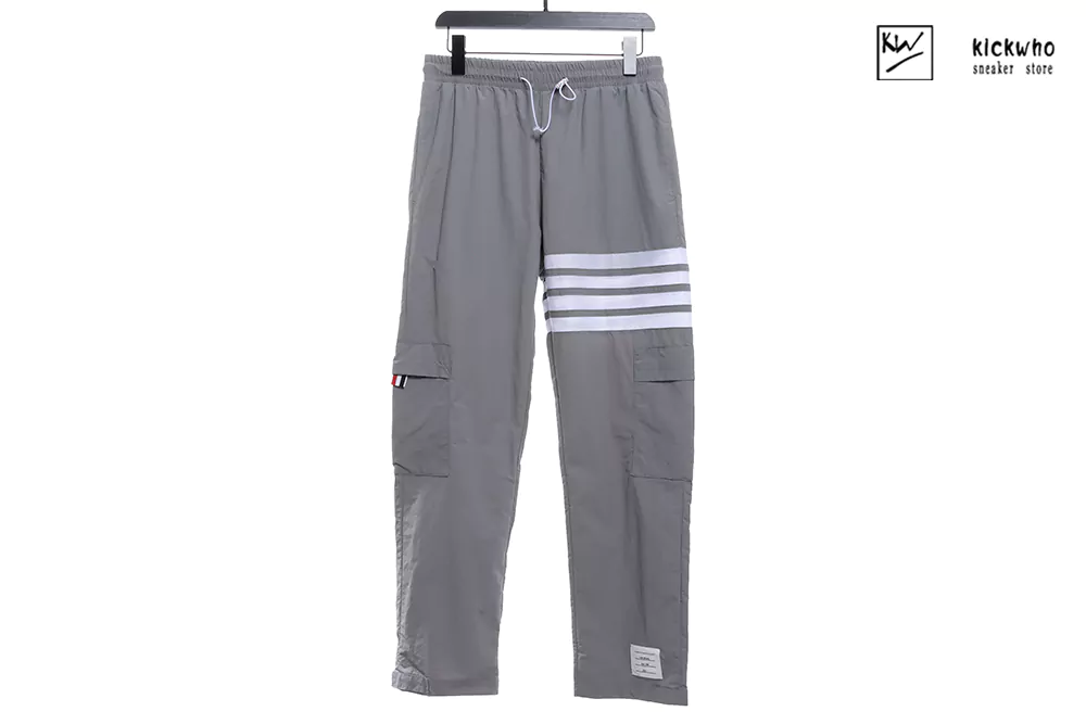 tb technology fabric thin pants grey