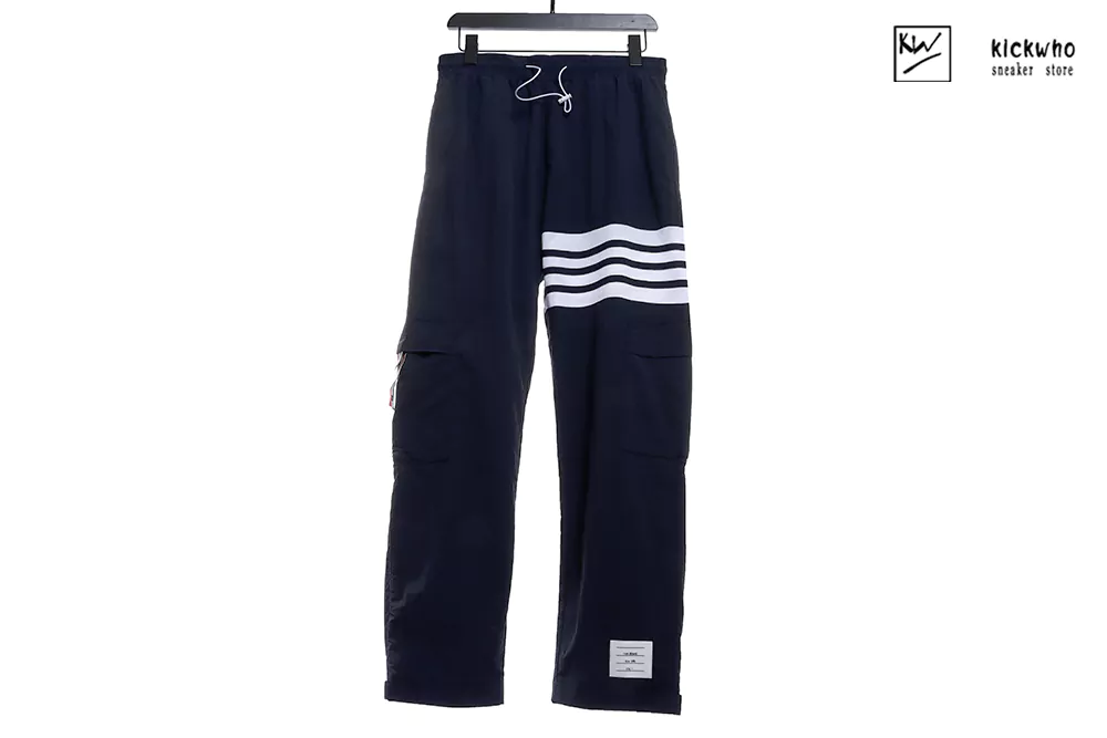 tb technology fabric thin pants dark blue