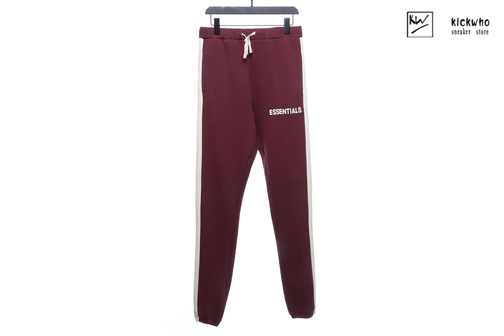 essentials graphic sweatpants red