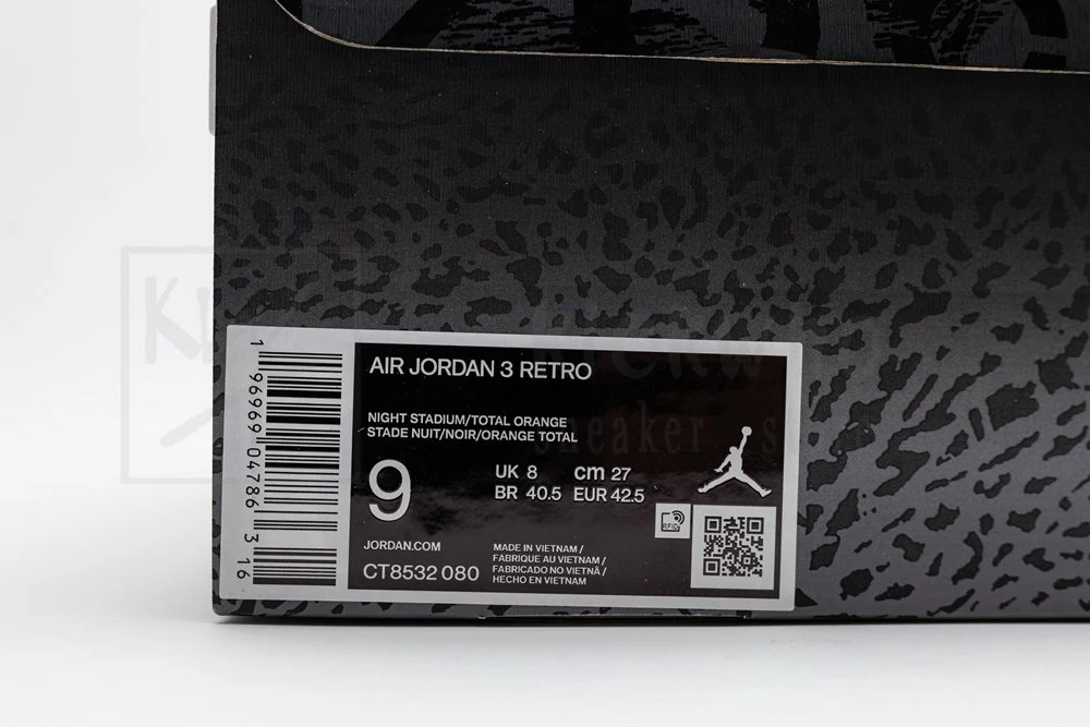 air jordan 3 retro fear 2023