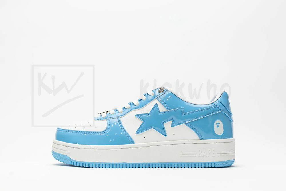 a bathing ape bape sta low blue