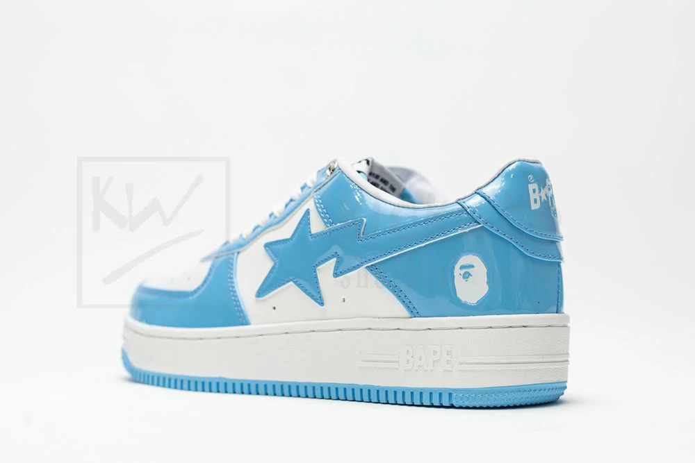 a bathing ape bape sta low blue