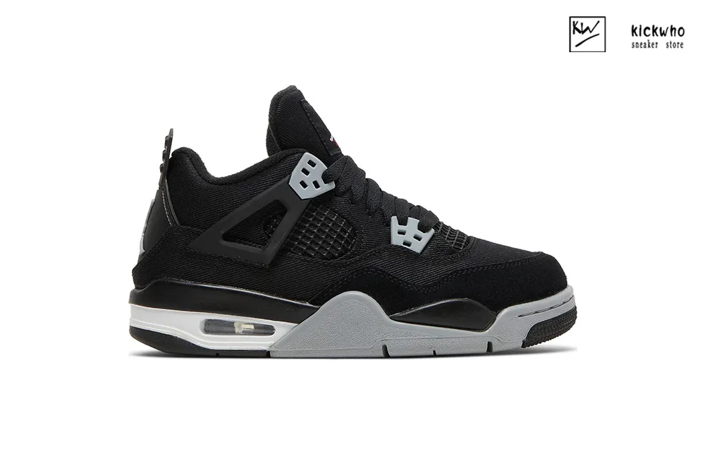 air jordan 4 retro se gs black canvas