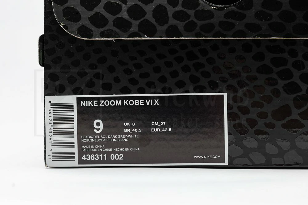 godkiller zoom kobe 6 black del sol kw protro