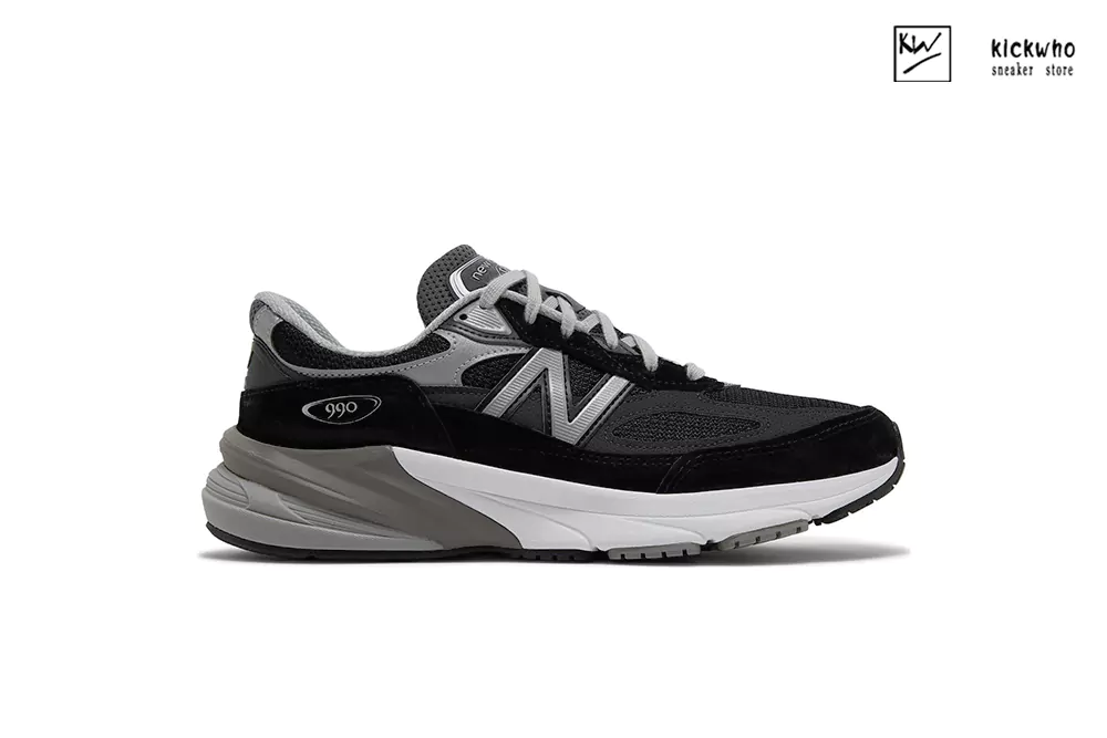 990v6 made in usa black silver