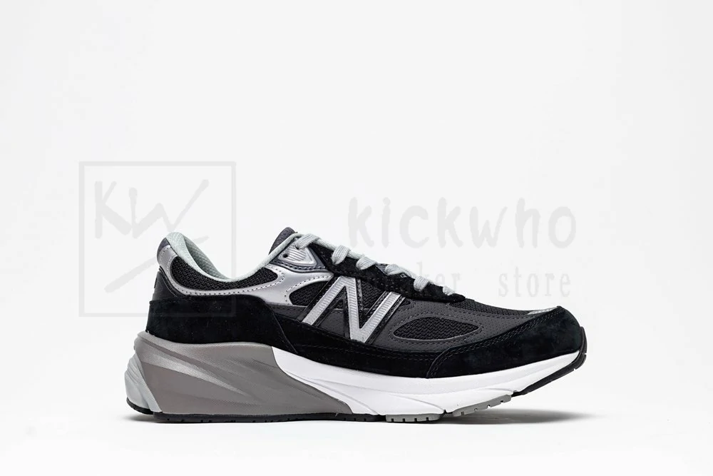 990v6 made in usa black silver