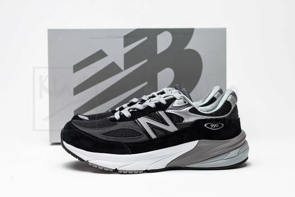 990v6 made in usa black silver