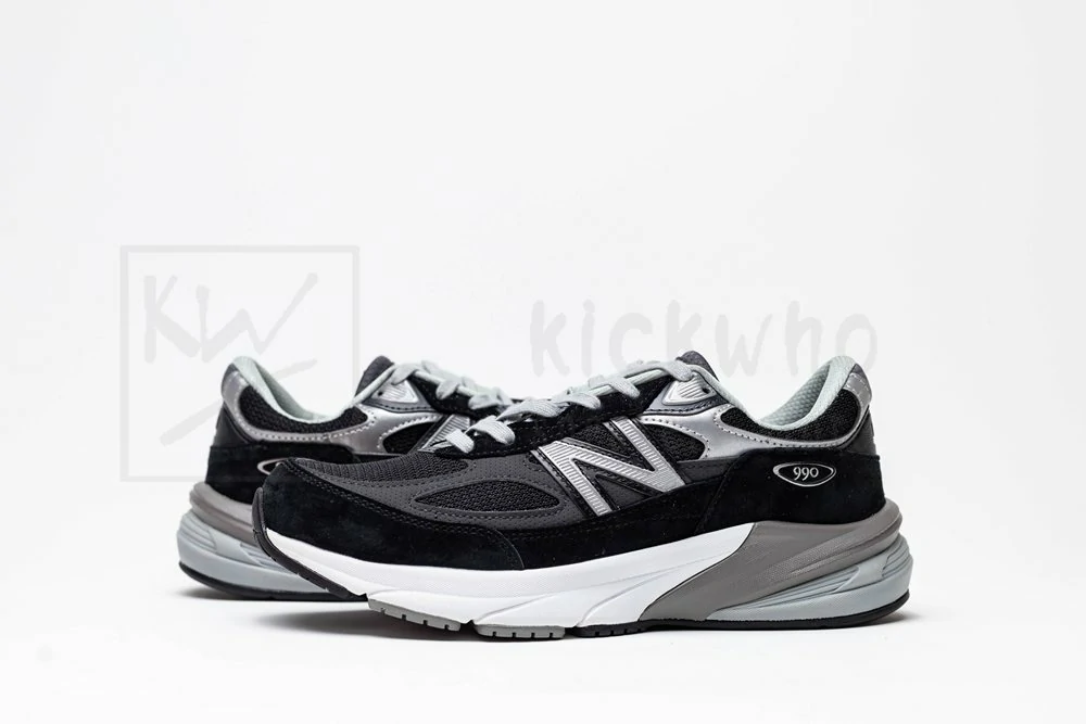 990v6 made in usa black silver