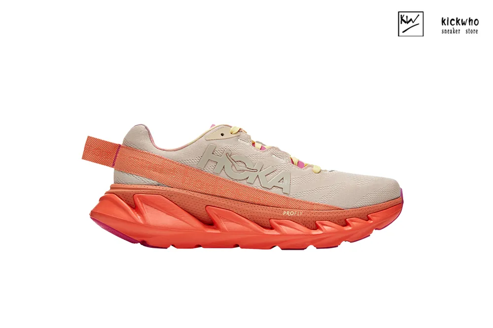 hoka one one elevon 2 grey orange