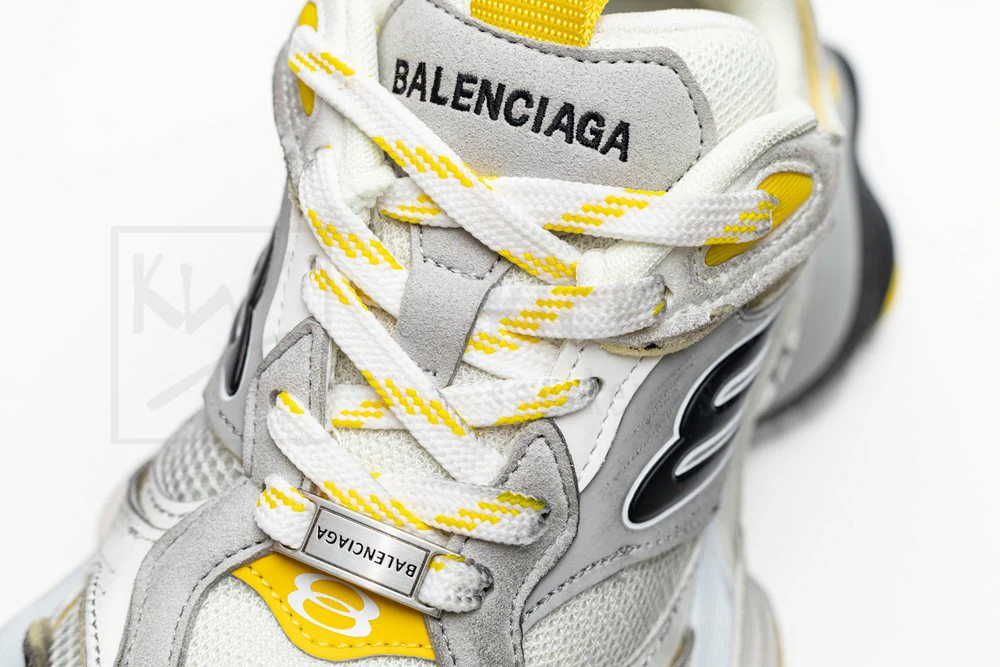 balenciaga cargo sneakers grey yellow