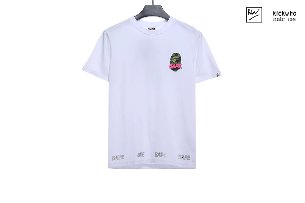 a bathing ape bape t-shirt white