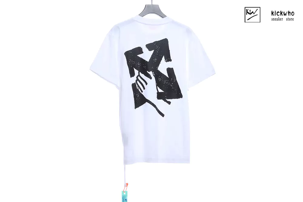 offwhite hand arrow t-shirt white