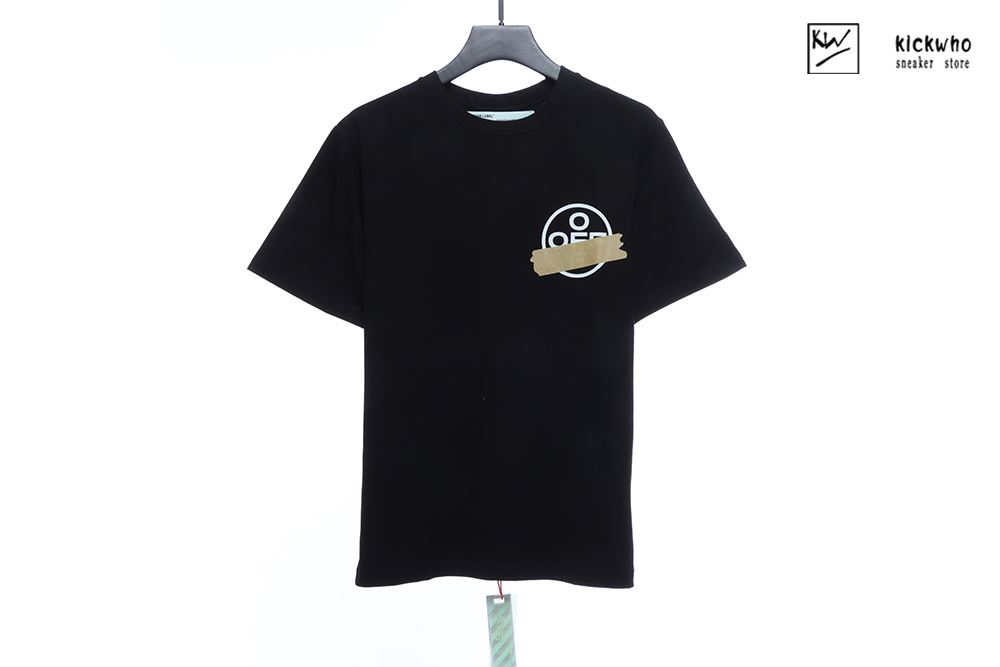 ow tape arrows t-shirt black