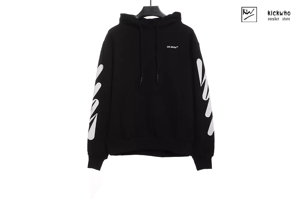 offwhite graffiti electrocardiogram hoodie