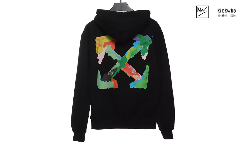 offwhite graffiti arrow hoodie