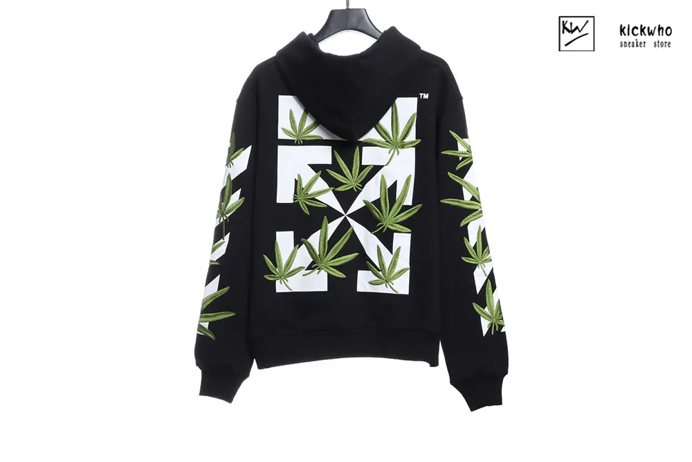 offwhite leaves hoodie