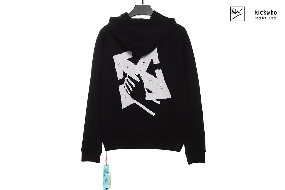 offwhite hand arrow hoodie