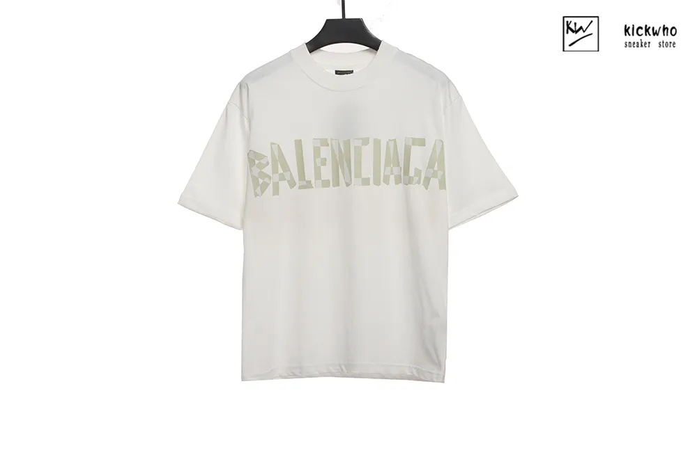 Ba*len*cia*ga bb tapes t-shirt white