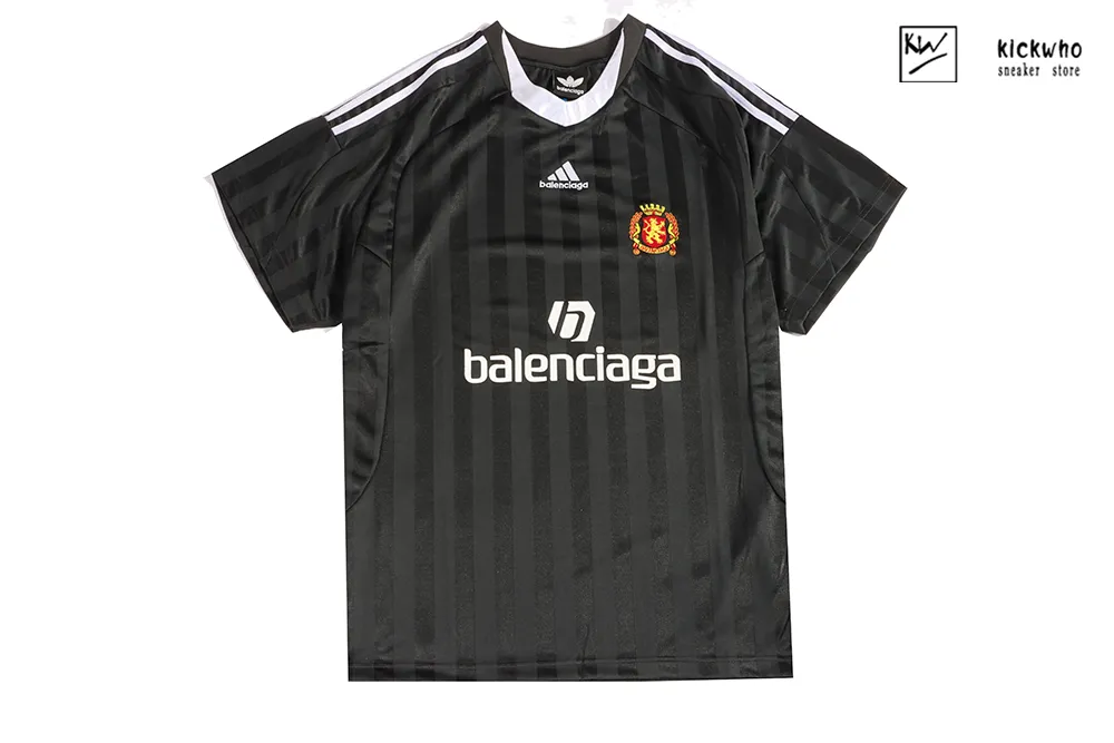 balenciaga x ad man utd jersey black