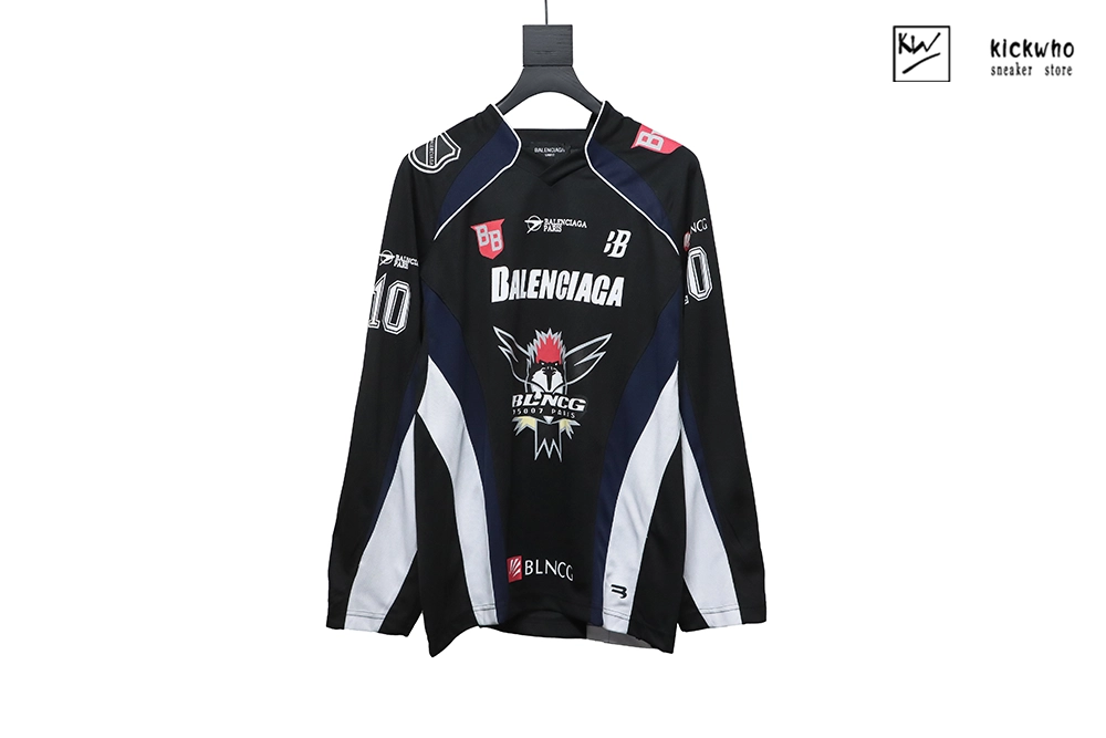 balenciaga ice hockey suit long sleeved black