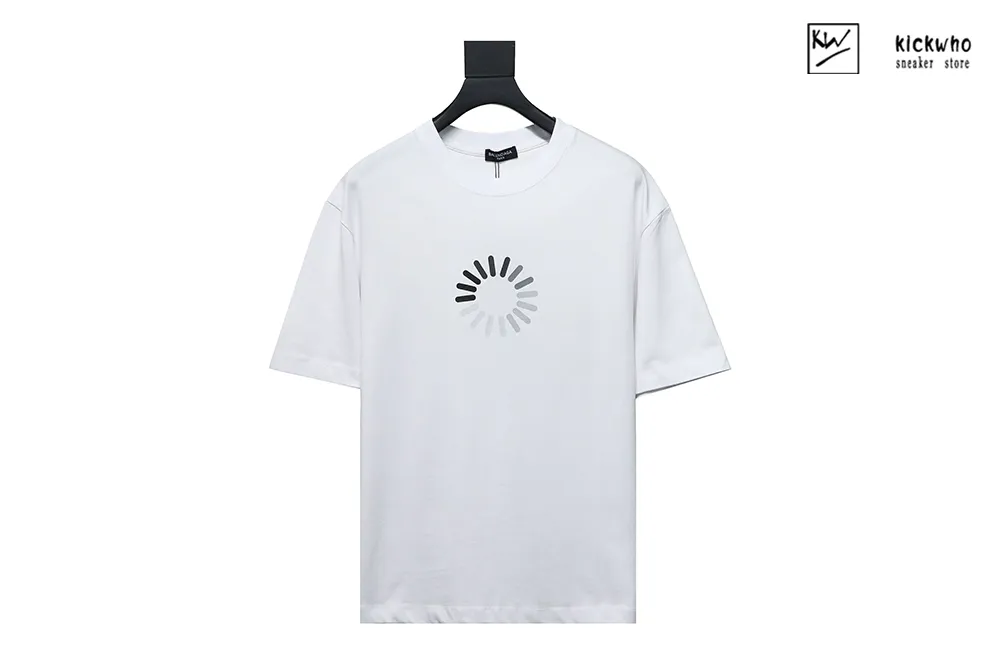 balenciaga network loading t-shirt white