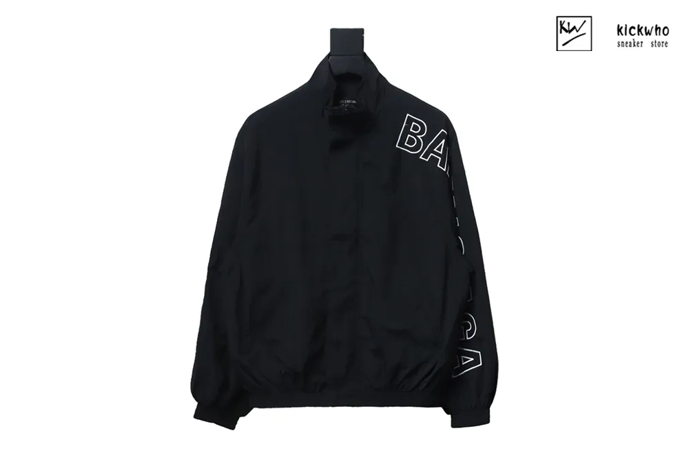 balenciaga hollow letter embroidery sports suit jacket